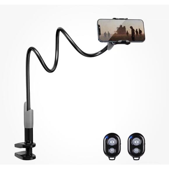 Birdfy Gooseneck Phone Holder Photo Shoot Filming Stand 33 in Wireless Remote - Picture 2 of 6